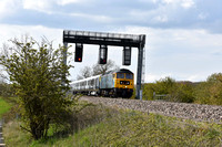 47749 leading 701029 5Q10 0713 Derby - Eastleigh at Rushden on Saturday 1 May 2021