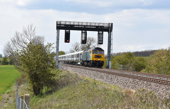 47749 leading 701029 5Q10 0713 Derby - Eastleigh at Rushden on Saturday 1 May 2021