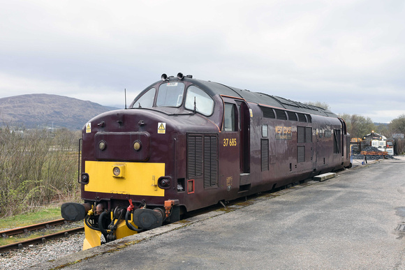 37685 at Fort William Depot on Sunday 7 April 2019