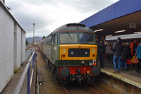D1944 leading 1Z48 1130 Mallaig - Fort William Charter at Fort William on Sunday 7 April 2019