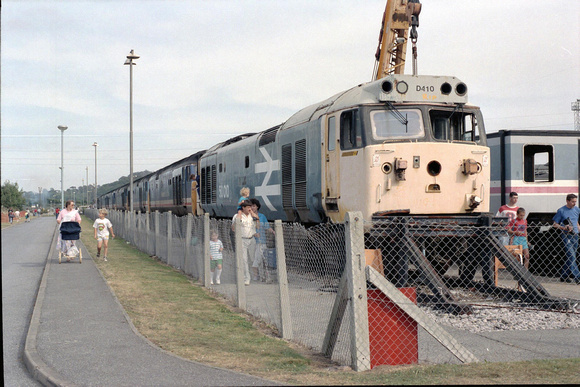 50010 at Laira on Sunday 15 September 1991