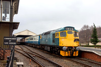 27001 leading 1Z36 1015 Bo'ness - Edinburgh Charter at Bo'ness on Friday 8 March 2024