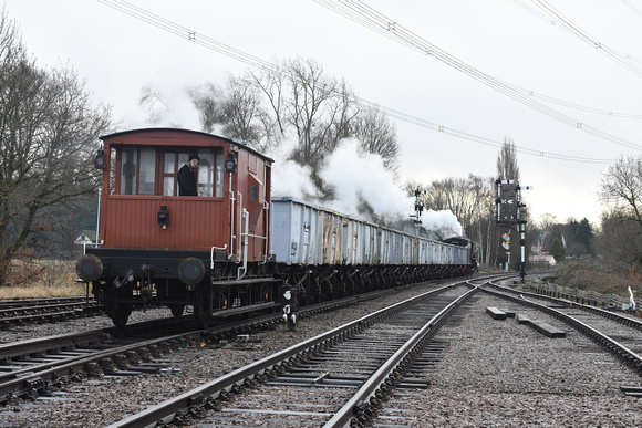 62005 at Swithland on Monday 13 January 2020