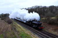 62005 at Kinchley Lane on Monday 13 January 2020