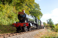 7828 1M13 1310 Bishops Lydeard - Minehead Charter at Stogumber on Saturday 19 October 2024