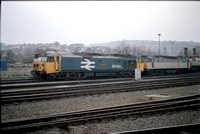 50004 at Exeter on Sunday 18 March 1990