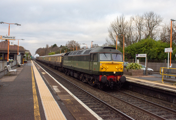 47773 tnt 7029 1Z14 1430 Birmingham Moor St - Dorridge Charter at Widney Manor on Sat 30 Nov 2024