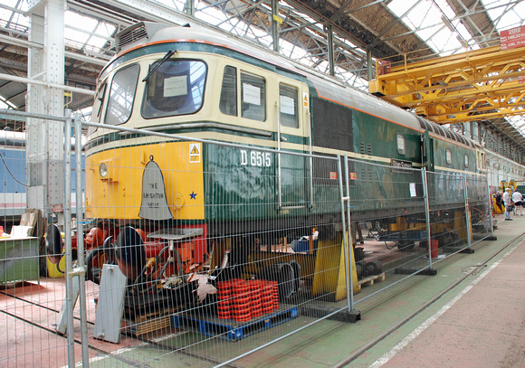 D6515 at Eastleigh Works on Sunday 24 May 2009