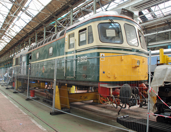 D6515 at Eastleigh Works on Sunday 24 May 2009
