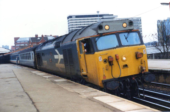 50029 1V15 1510 Waterloo - Exeter at Basingstoke on Saturday 7 February 1987