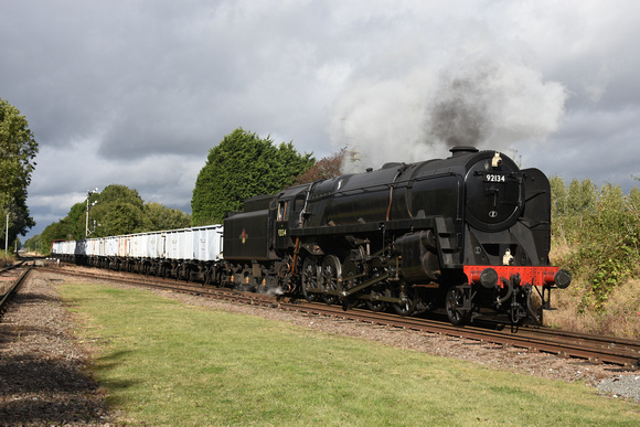 92134 at Quorn on Tuesday 5 October 2021