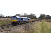 66791 6G50 1015 Weedon - Bescot at Whitacre Jcn on Sunday 7 March 2021