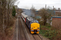 37423 5Z42 1239 Castle Donington - Crewe at Long Eaton Town on Wednesday 11 December 2024