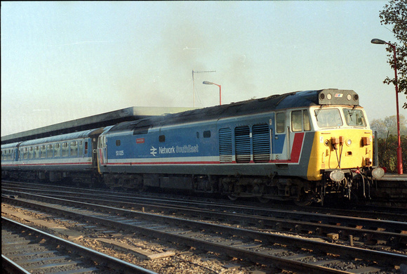 50025 at Oxford in 1988