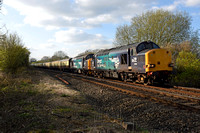 37069/37716 5Z74 1500 Crewe - Eastleigh at Wormleighton Crossing, Fenny Compton on Sunday 2 April 2017