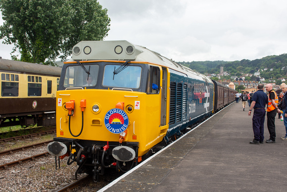 50033 1L13 1325 Minehead - Bishops Lydeard at Minehead on Friday 7 June 2024