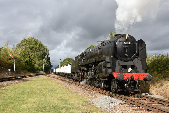 92134 at Quorn on Tuesday 5 October 2021