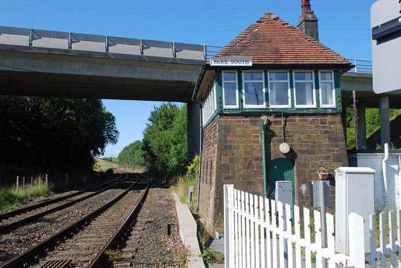 Park South Junction Signal Box on Saturday 1 August 2015