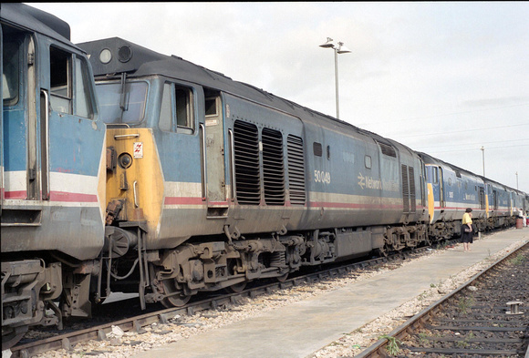 50049 at Laira on Sunday 15 September 1991
