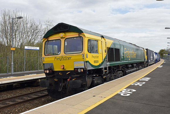 66504 4M28 0930 Southampton - Garston at Warwick Parkway on Tuesday 11 April 2017