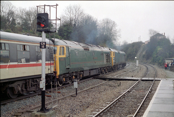 50050/50007 1Z16 0625 Crewe - Fishguard Charter at Haverfordwest on Saturday 8 January 1994