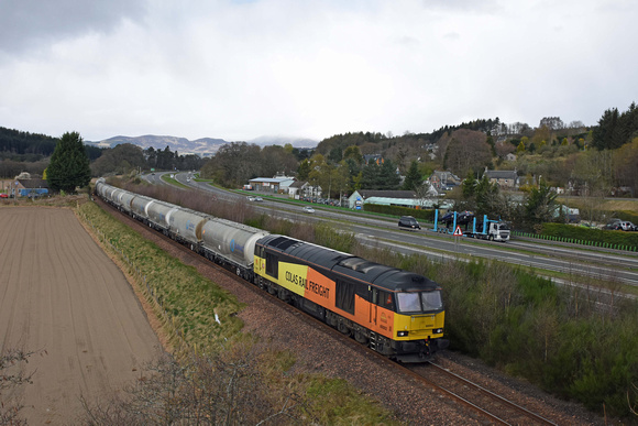 60002 6B31 1018 Inverness - Oxwellmains at Ballinluig on Saturday 15 April 2017