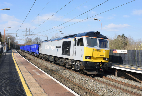 60046 6Z31 1000 Chaddesden - Wembley at Berkswell on Sunday 7 March 2021