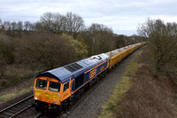 66772 6M40 1156 Westbury - Stud Farm at Watermans Crossing, Hatton on Friday 17 March 2017