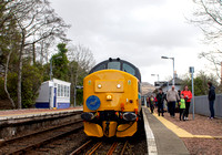 37409 tnt D6851 1Z37 0852 Fort William - Mallaig Charter at Arisaig on Monday 8 April  2024