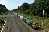 66542 4L31 0903 Bristol - Felixstowe at Ruscombe on Wednesday 17 August 2016