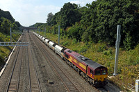 66151 6A69 1244 Theale - Acton at Ruscombe on Wednesday 17 August 2016