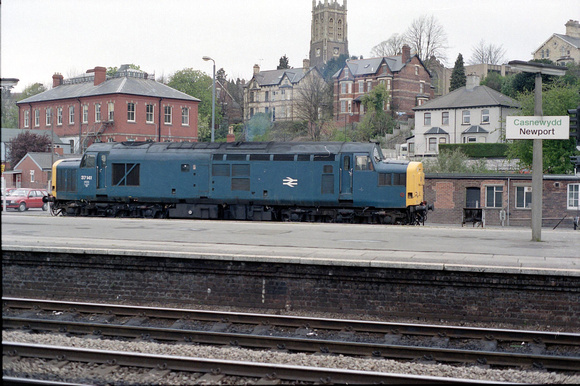 37141 at Newport on Saturday 14 April 1990