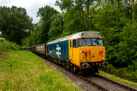 50033 1M10 1045 Bishops Lydeard - Minehead at Waterdene Farm, Crowcombe on Friday 7 June 2024