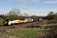 70808 (70803) 6Z63 1011 Reading - Rugby at Hatton North Junction on Wednesday 24 March 2021