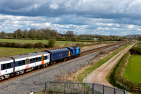 37611 on rear (360202) 5Q49 1148 Bicester - Lydney at Oddington on Tuesday 2 April 2024