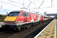 91114 1E14 1200 Edinburgh - Kings Cross at Newark Northgate on Saturday 21 March 2020