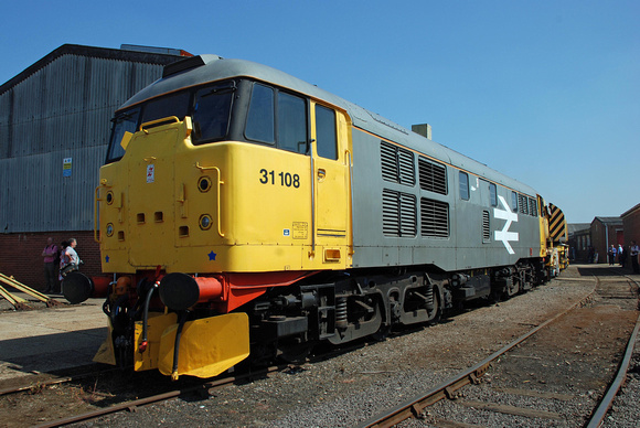 31108 at Eastleigh Works on Sunday 24 May 2009