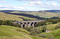 47593 tnt 47712 1Z42 1035 Appleby - Skipton Charter at Denthead Viaduct - Monday 31 August 2020