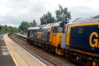 50007 (50049) 0Z50 1056 Kidderminster - Eastleigh at Warwick Parkway on Monday 1 July 2024