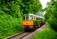 D6566/D5054 2M15 1505 Bishops Lydeard - Minehead at Nethercott Curve on Friday 7 June 2024